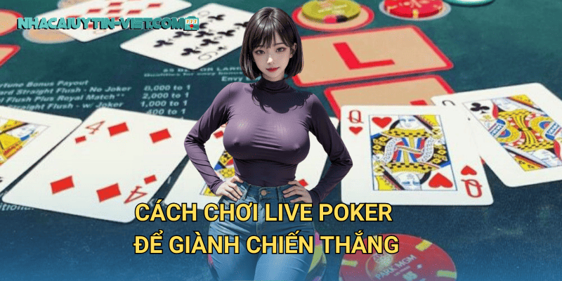 Cách chơi Live Poker để giành chiến thắng